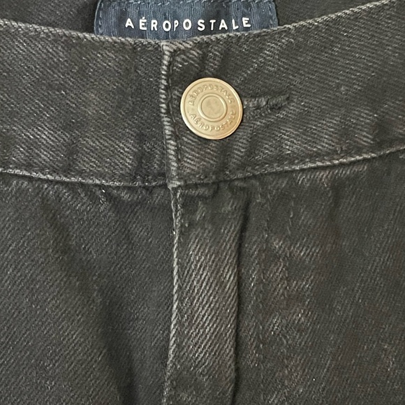 Aeropostale Black Straight Leg Jeans - Picture 4 of 7